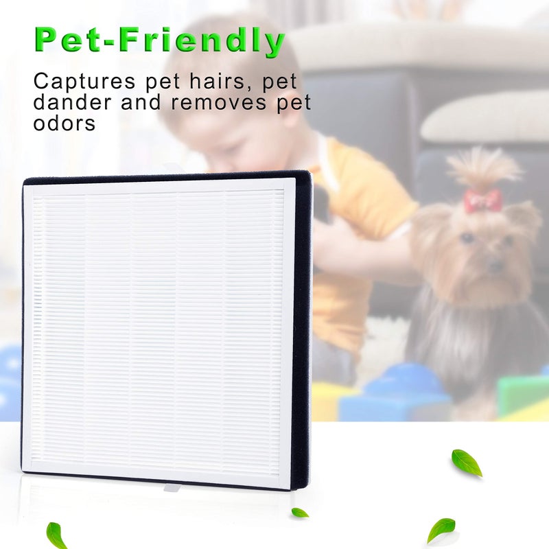 Flintar 2-Pack of Premium H13 Grade Replacement Filter Set, Compatible with RENPHO Air Purifier RP-AP001, RP-AP001S, and RP-AP002, Part # RP-AP001 - Image 5